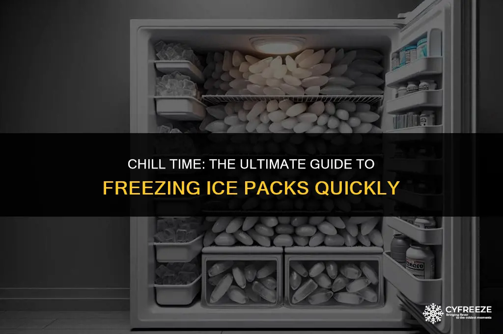 how long do ice packs take to freeze