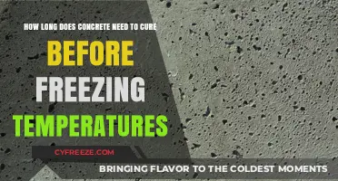 Concrete Curing Time: Avoiding Freezing Temperatures for Optimal Strength