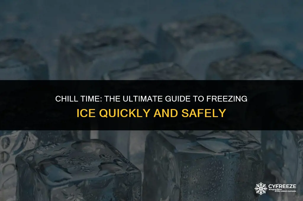 how long does ice take to freeze in the fridge