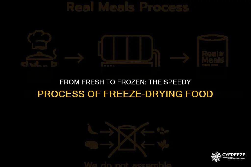 how long does it take to freeze dry food