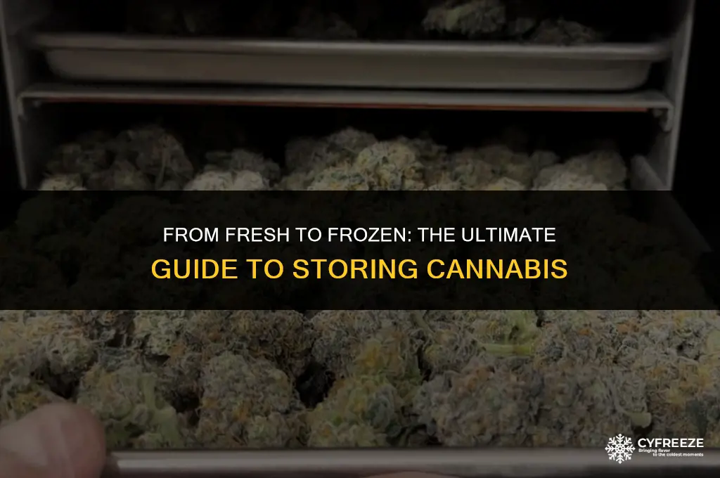 how long does pot take to freeze in fridge