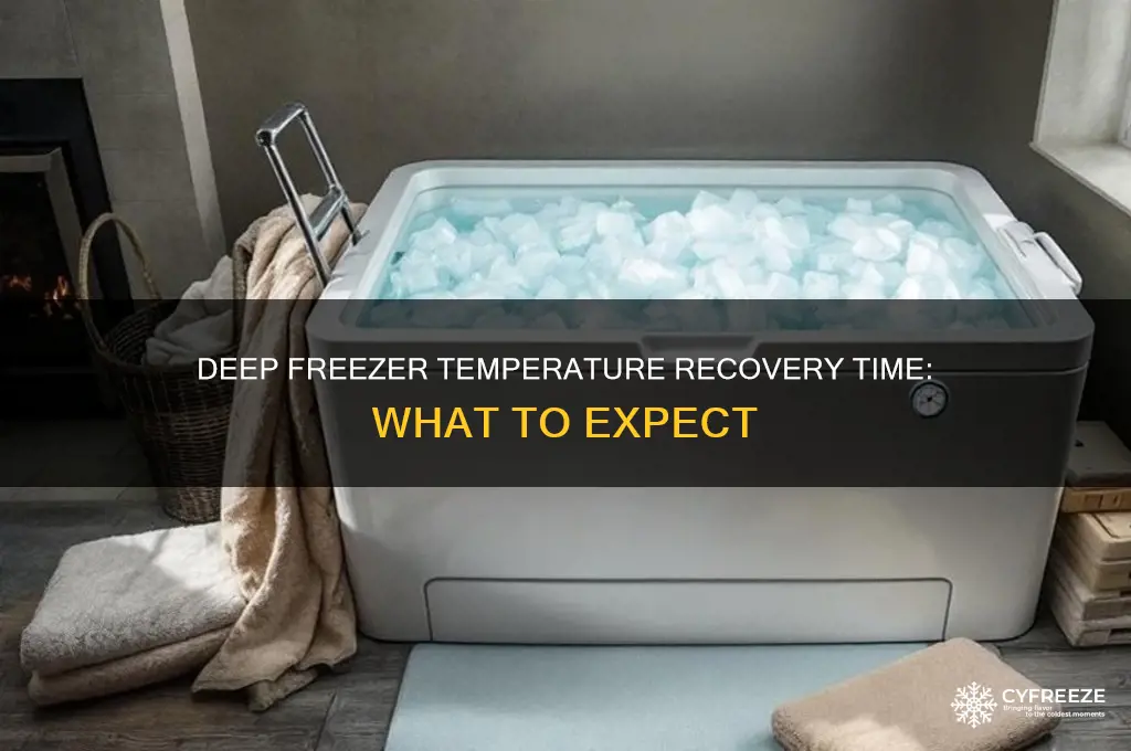 how long for a deep freezer to come to temperature