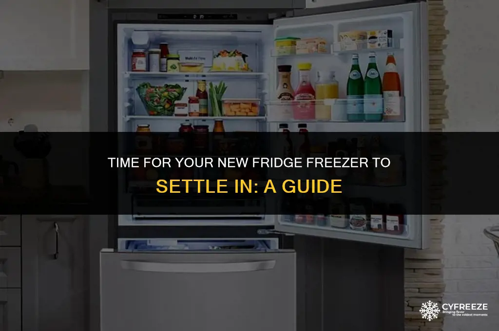 how long for a new fridge freezer to settle