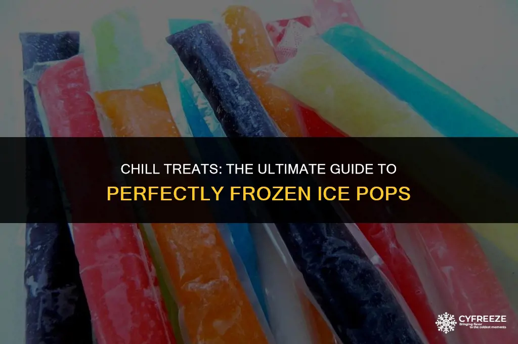 how long for ice pops to freeze