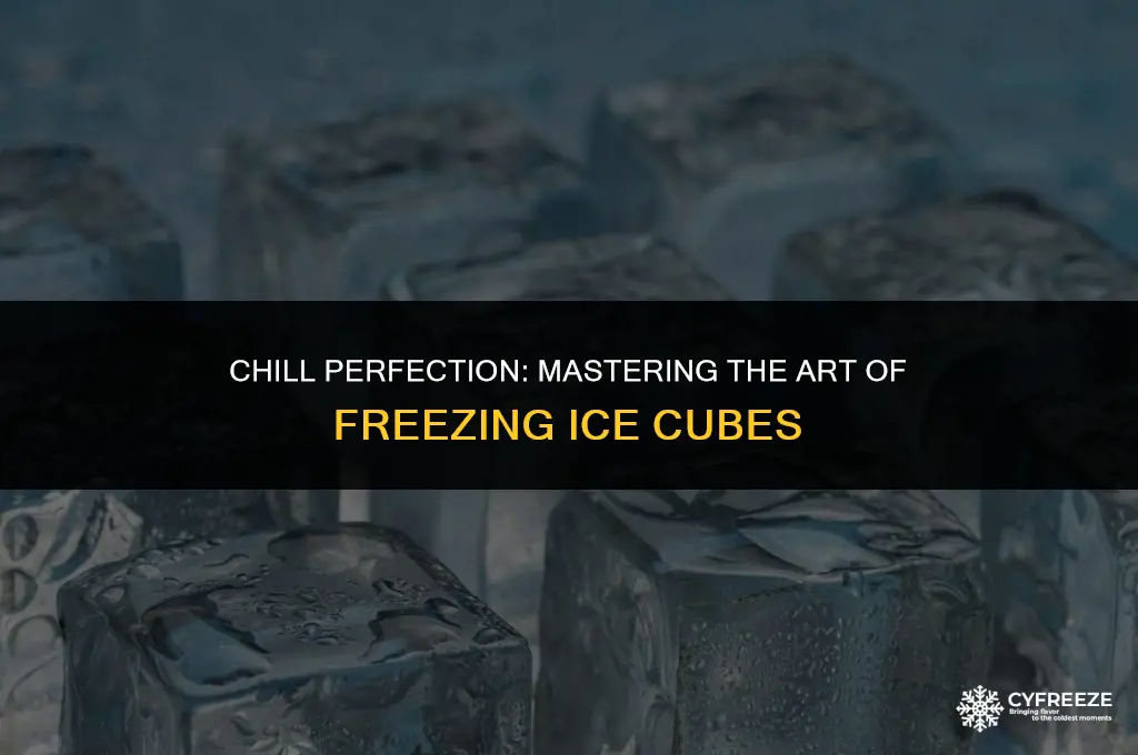 how long freeze ice cubes