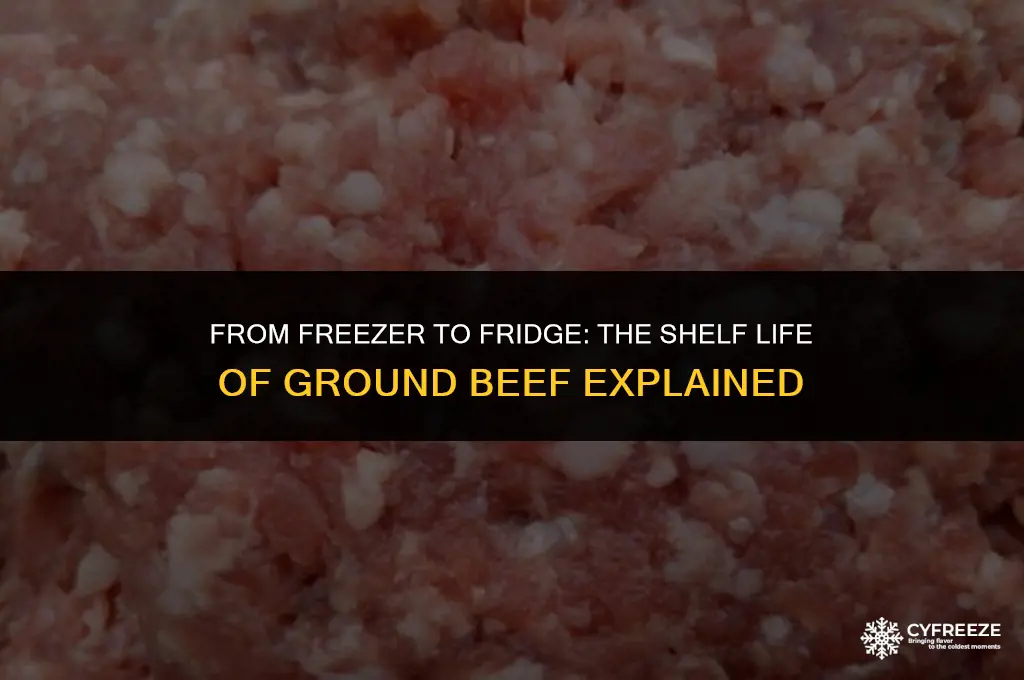 how long is ground beef good from freezer to fridge