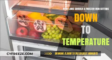 Optimal Freezer Run Time: Reaching Ideal Temperature Efficiently
