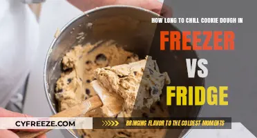 Chilling Cookie Dough: Freezer vs. Fridge Time Guide