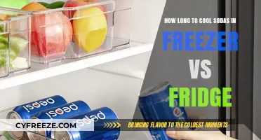 Chill Your Sodas: Freezer vs. Fridge Cooling Time Comparison