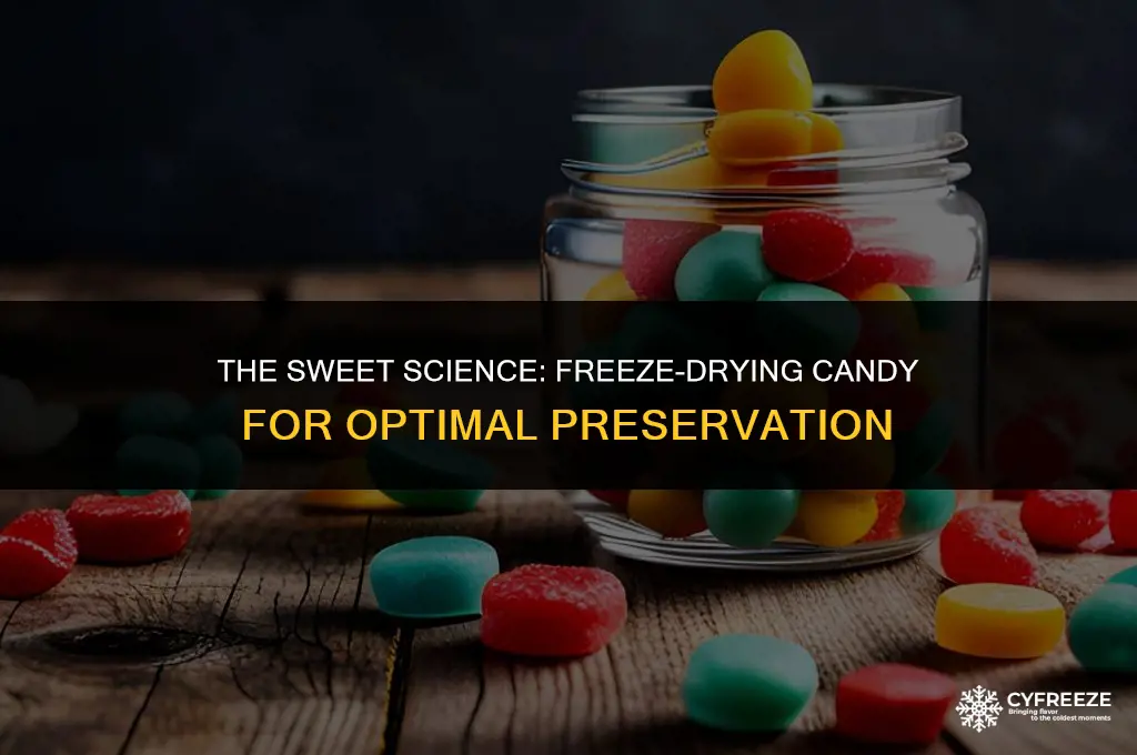 how long to freeze dry candy