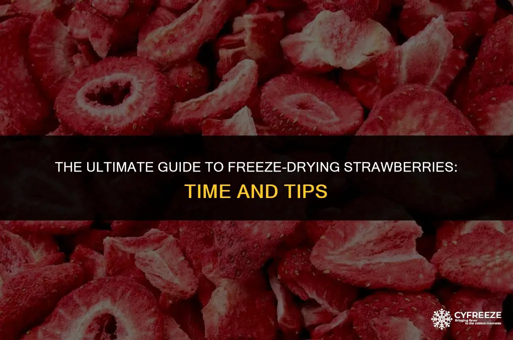 how long to freeze dry strawberries