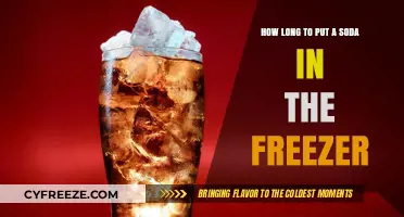 Chill Your Soda Fast: The Ultimate Freezer Time Guide