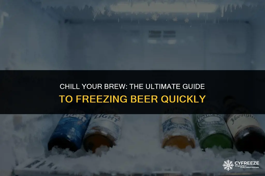 how long to put beer in freezer to get cold