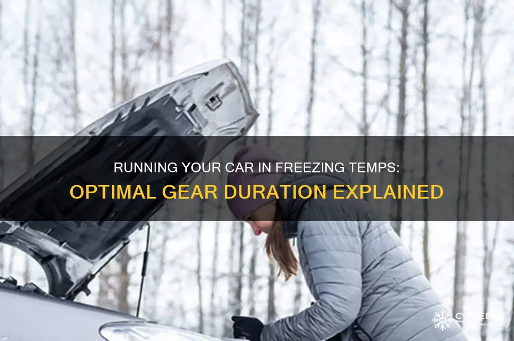 how long to run car freezing temperature gear