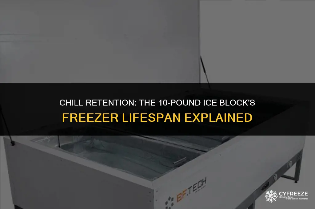 how long will 10 lbs ice keep a freezer cold
