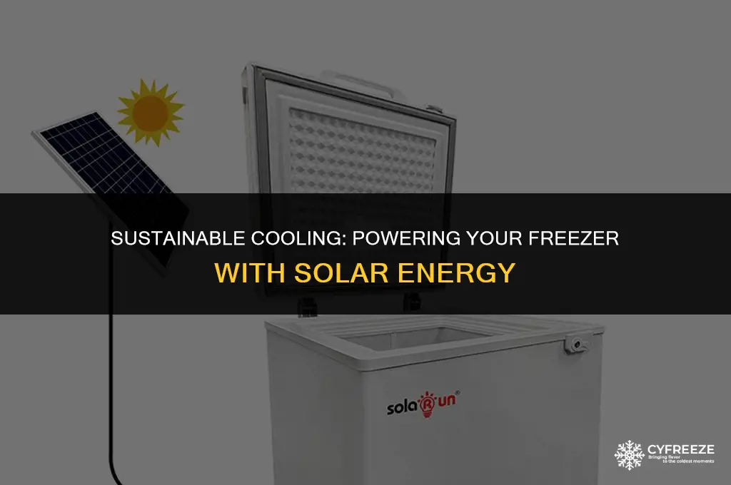 how long will 400 watt solar panel run freezer