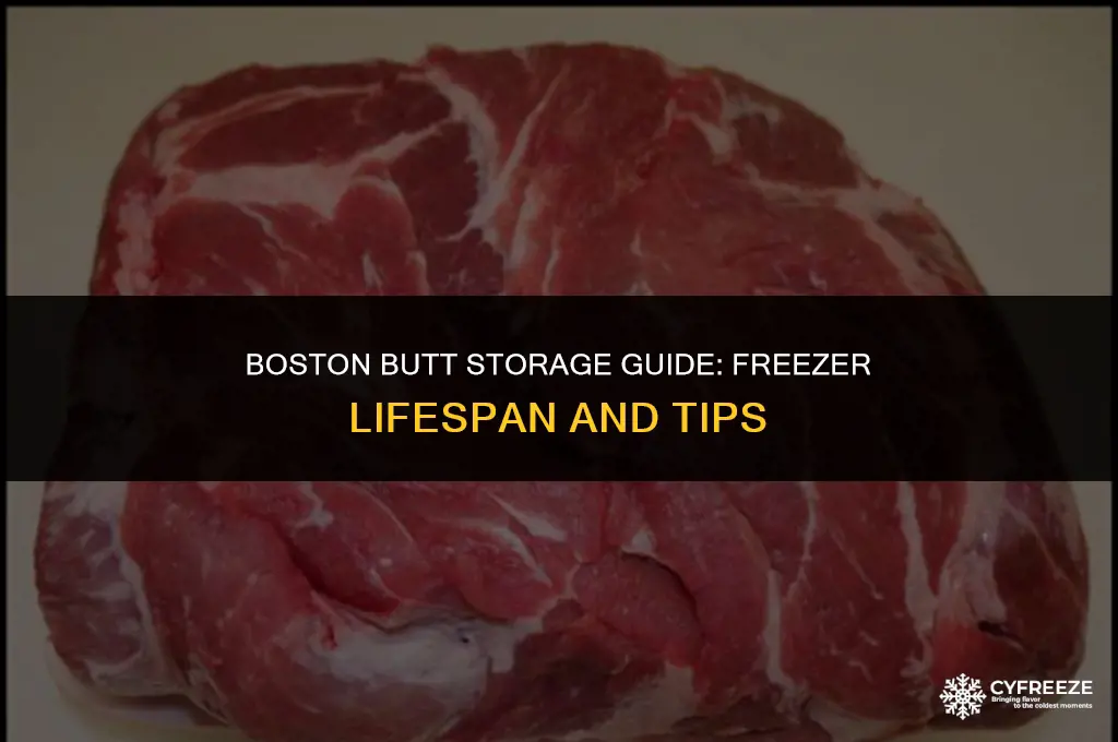how long will a boston butt last in the freezer