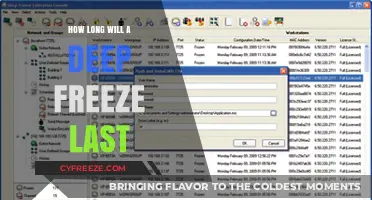 Understanding Deep Freeze Durations: A Comprehensive Guide