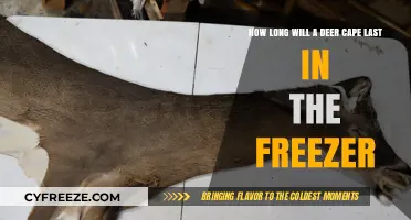 Preserving Venison: The Ultimate Guide to Freezing Deer Capes
