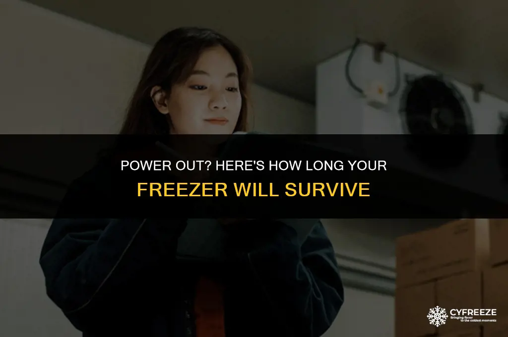 how long will a freezer last in a power cut