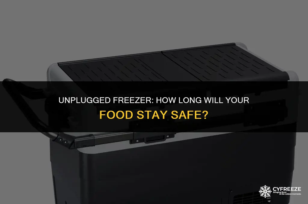 how long will a freezer stay cold unplugged