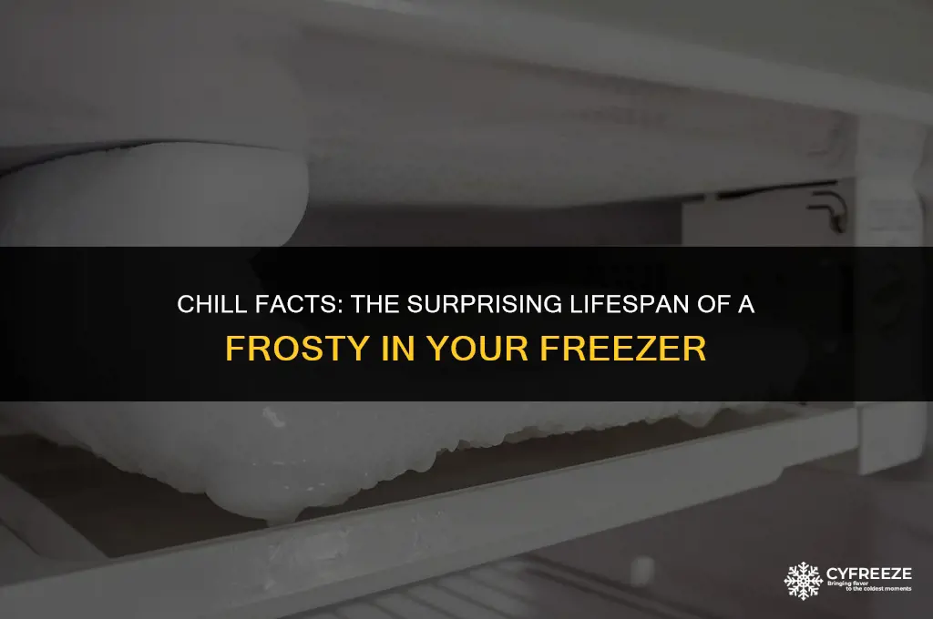 how long will a frosty last in the freezer
