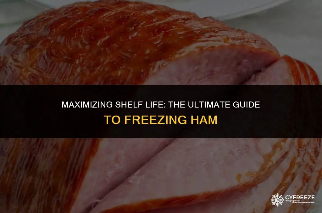 how long will a frozen ham last in the freezer