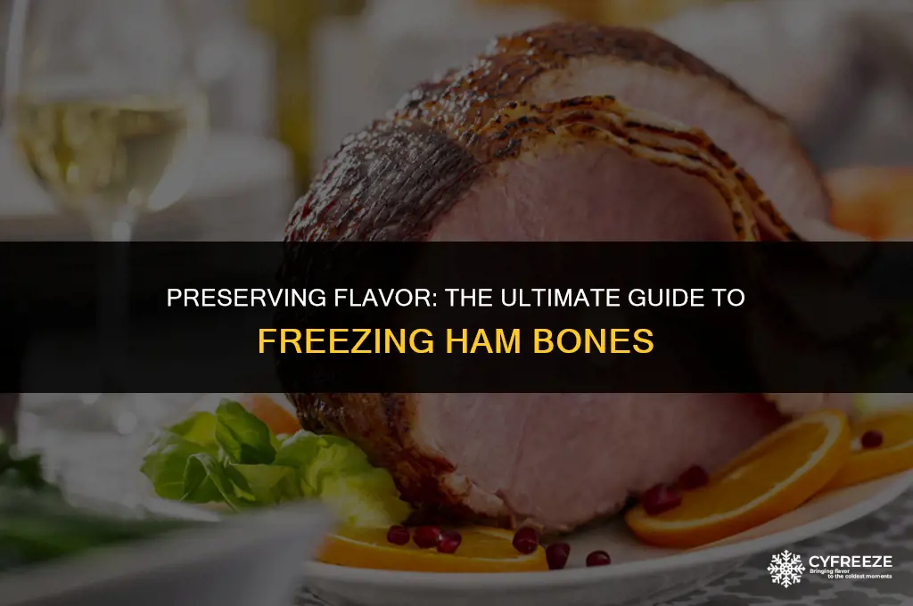 how long will a ham bone keep in the freezer