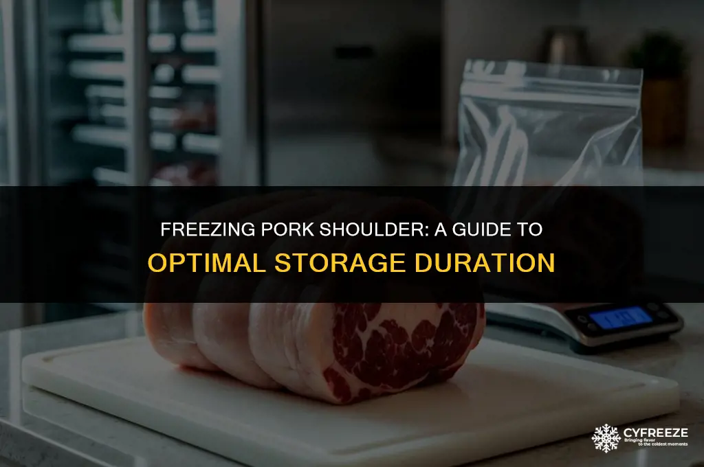 how long will a pork shoulder last in the freezer