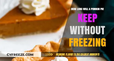Preserving Pumpkin Pie: A Guide to Freshness Without Freezing