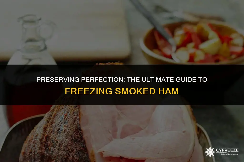 how long will a smoked ham keep in the freezer