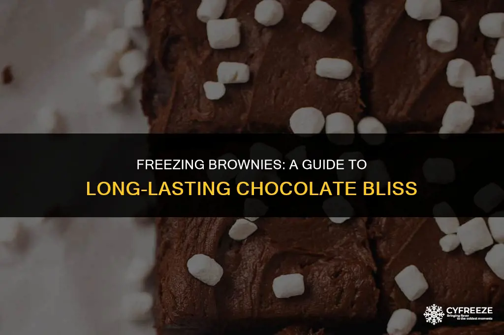how long will a wees brownie last in the freezer