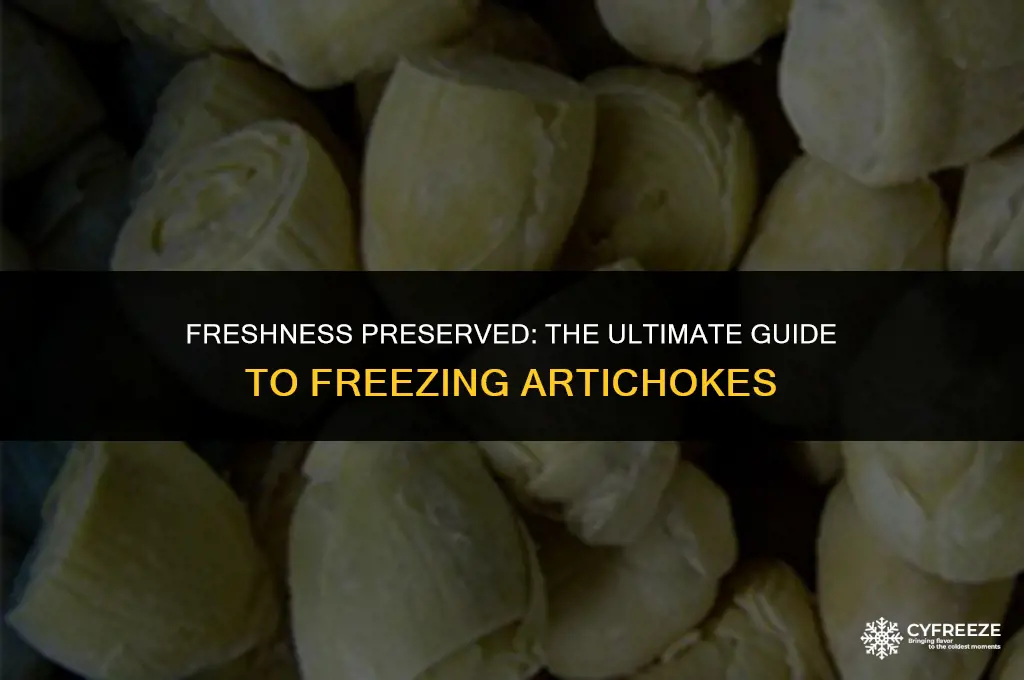 how long will artichokes keep in the freezer