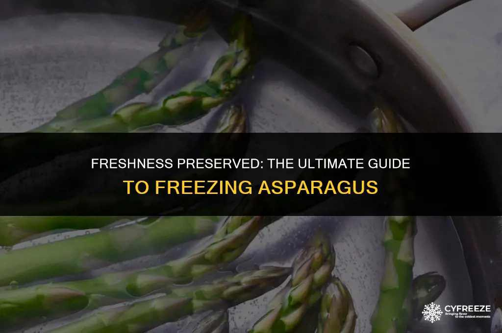 how long will asparagus keep in the freezer