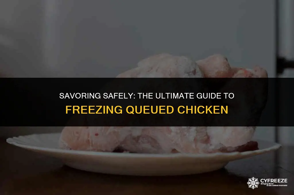 how long will b qued chicken keep in freezer