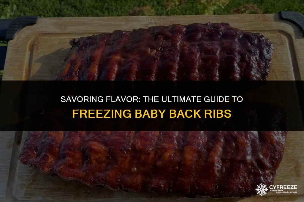 how long will baby back ribs last in freezer