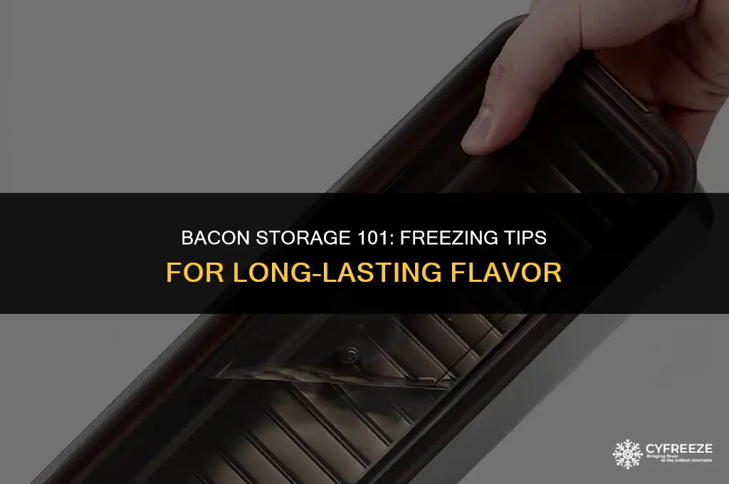 how long will bacon keep in the freezer