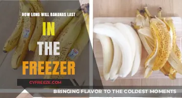 Maximizing Banana Freshness: A Guide to Freezer Storage Duration