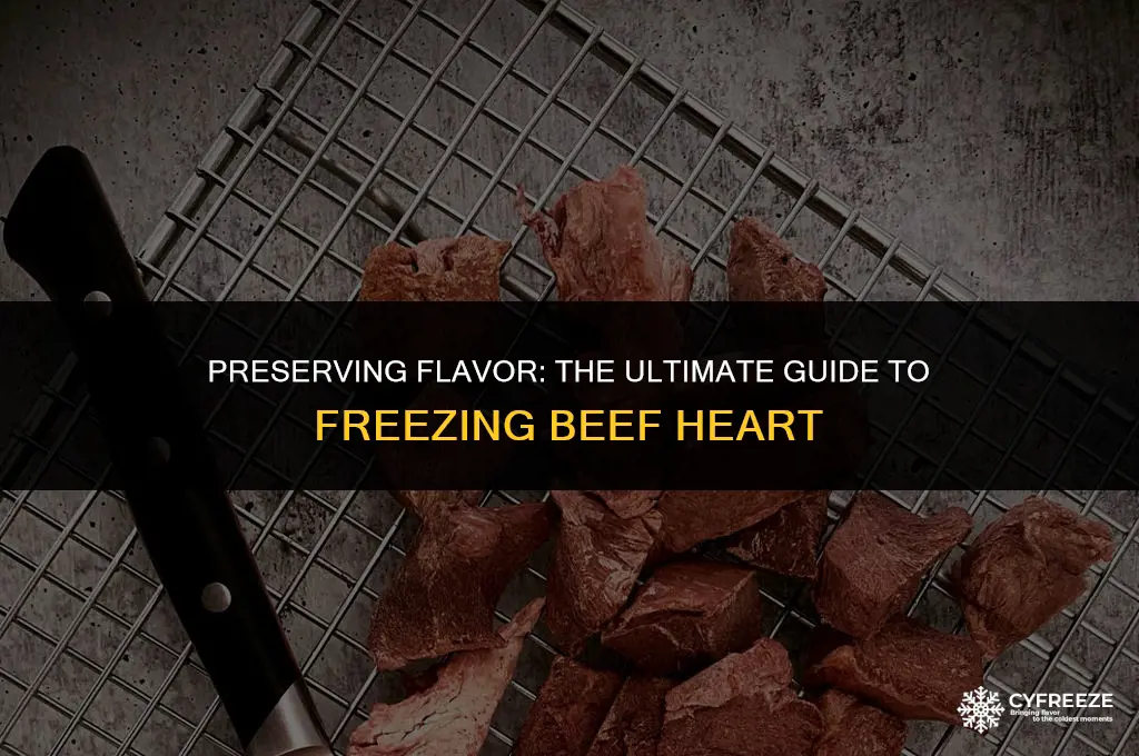 how long will beef heart last in the freezer