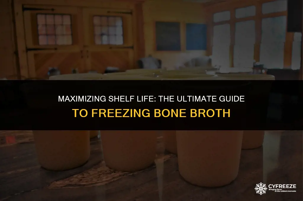 how long will bone broth keep in freezer