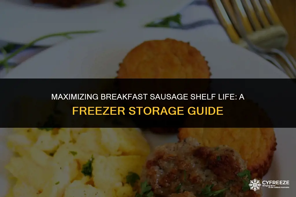 how long will breakfast sausage last in the freezer