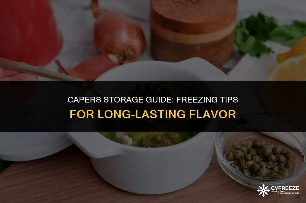 how long will capers keep in the freezer