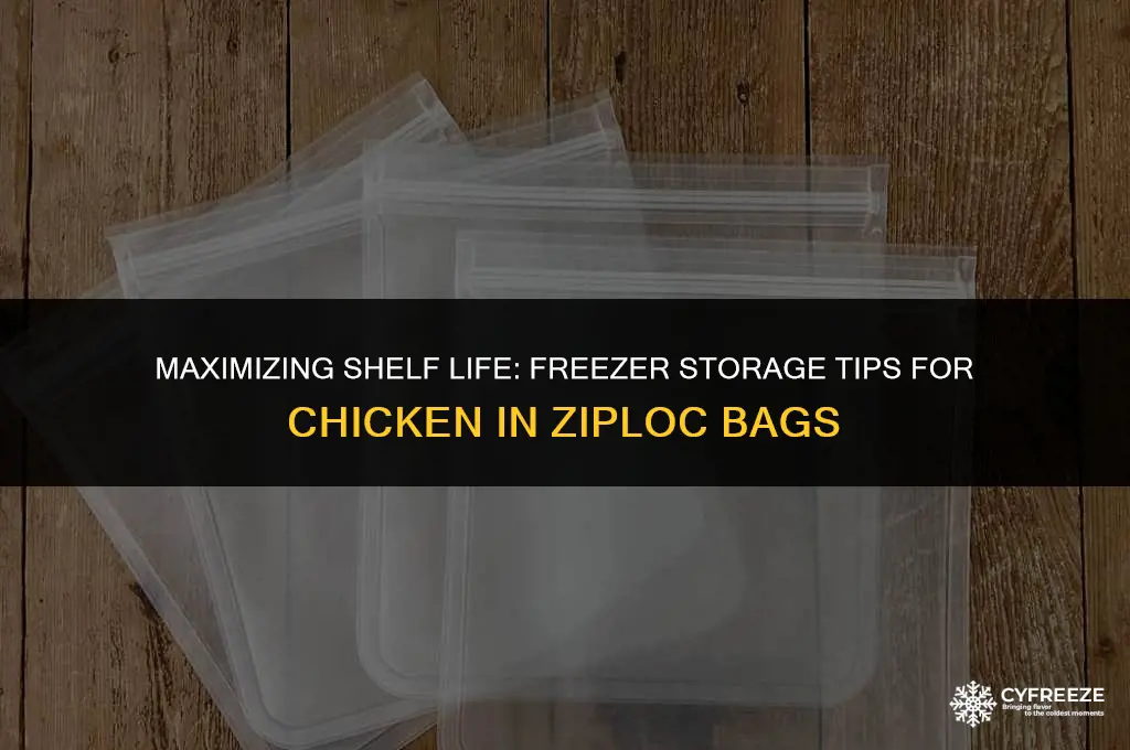 how long will chicken last in a freezer ziploc