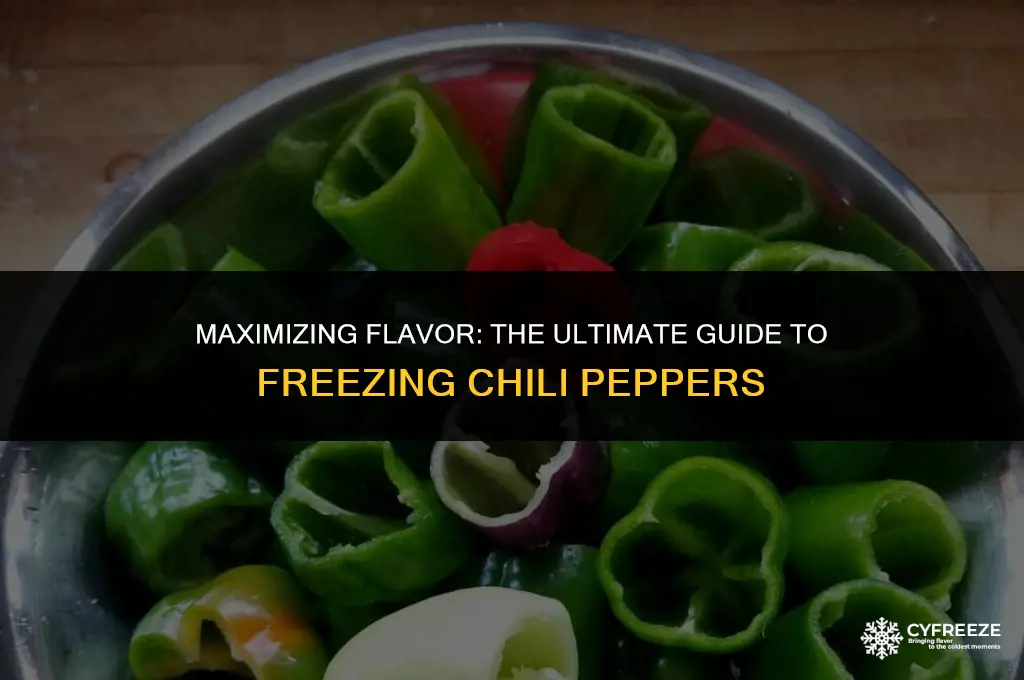 how long will chili peppers last in freezer