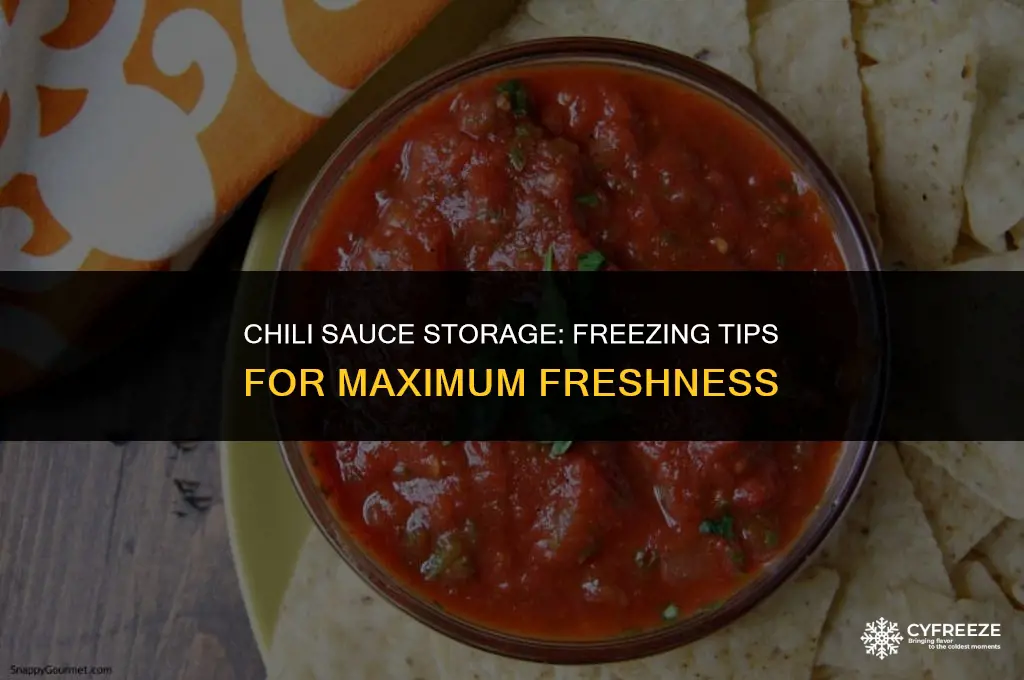 how long will chili sauce last in the freezer