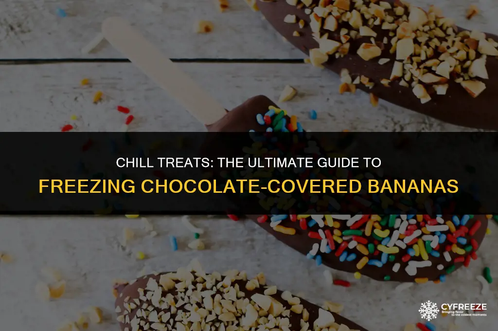 how long will chocolate covered bananas last in the freezer
