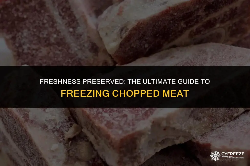 how long will chop meat keep in freezer