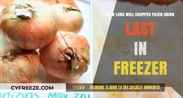 Maximizing Shelf Life: Chopped Frozen Onions in the Freezer