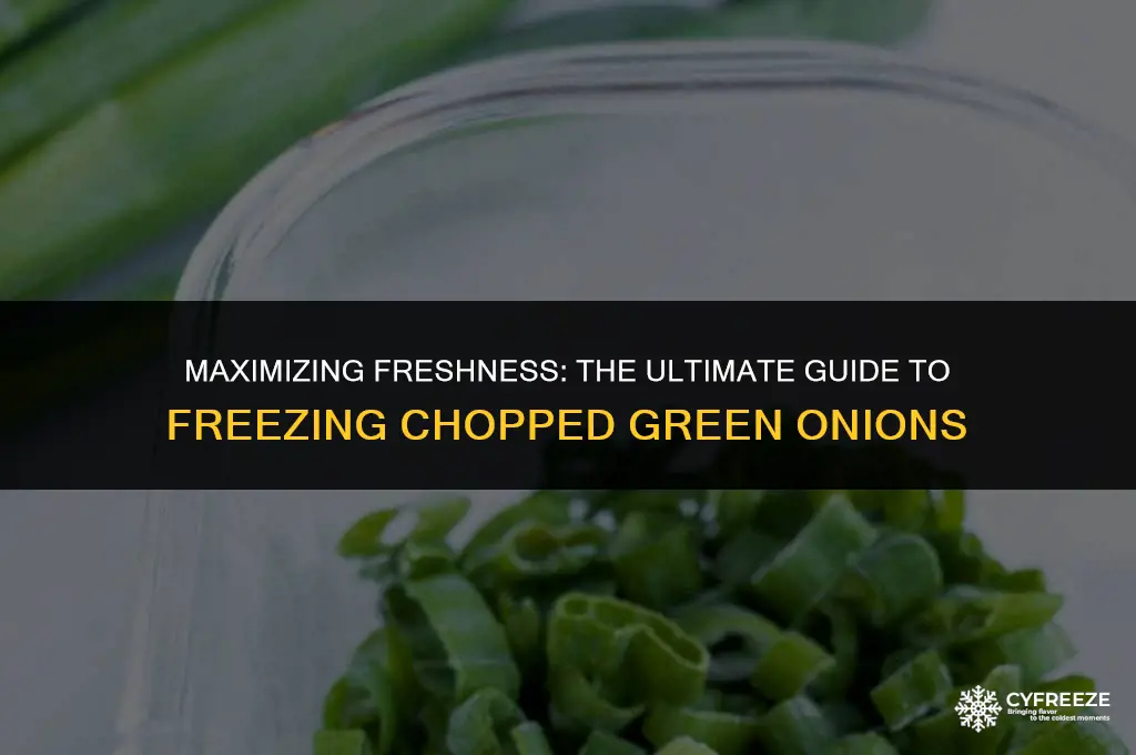how long will chopped frozen green onion last in freezer