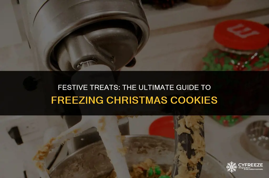 how long will christmas cookies last in the freezer